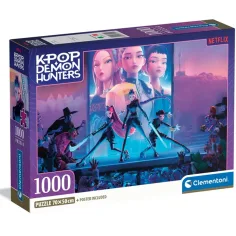 K-POP Demon Hunters компактно 1000 части пъзел - Clementoni