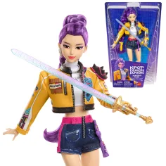 K-Pop Демоноловаци: Руми модна кукла с меч – Mattel изображение 2
