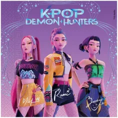 K-Pop Демонски ловци хартиени салфетки комплект - 2 слоя, 33x33см, 20бр
