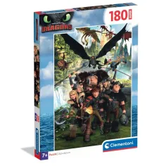 Как да си дресираш дракона 180 части супер пъзел - Clementoni
