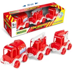 Комплект от 3 пожарни превозни средства Kid Cars - Wader
