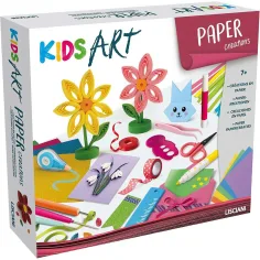 Kids Art: Цветни хартиени творби креативен комплект - Lisciani