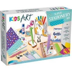 Kids Art: Super Stationery Kit креативен комплект за игра - Lisciani