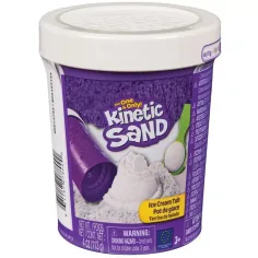 Kinetic Sand: Кутия за сладолед с бял пясък