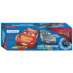 Cars 3 12 цветни 20ml темпера