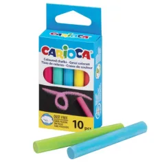 Комплект цветни тебешири 10 броя - Carioca