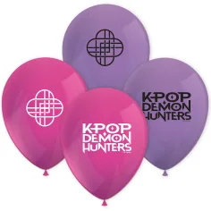 Комплект латексови балони с мотиви на K-Pop Демоноловаци 8бр