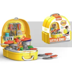 Комплект миникухня Little Chef с раница за носене 26 части