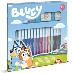 Комплект печати Bluey с флумастери 18 части - Multiprint
