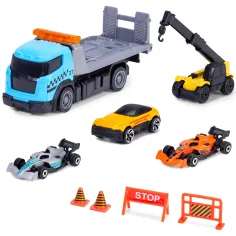 Комплект състезателна кола Formula Racer с транспортно возило в два варианта 1 бр. – Dickie Toys изображение 2