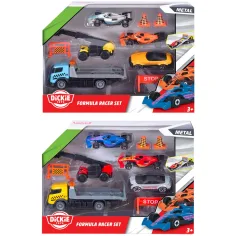 Комплект състезателна кола Formula Racer с транспортно возило в два варианта 1 бр. – Dickie Toys