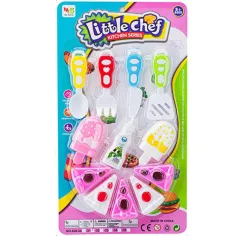 Комплект сладкиши Little Chef с ледени десерти и прибори