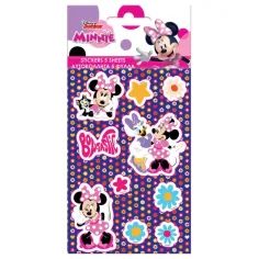 Комплект стикери с Minnie Mouse с лепило 8x12см на лист 5бр