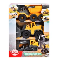 Комплект Volvo строителни машини 3бр - Dickie Toys