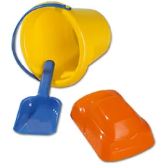 Комплект за пясъчник с вълнообразна кофа 3 части - D-Toys