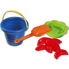 Комплект за пясъчник с вълнообразна кофа 4 части - D-Toys