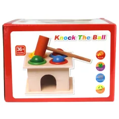 Konck the Ball дървена игра за сръчност изображение 5