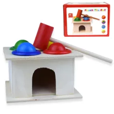 Konck the Ball дървена игра за сръчност
