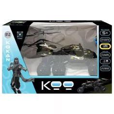 KOO: Kokan 052 дистанционно управление джип и хеликоптер 2 в 1 комплект играчки с LED осветление