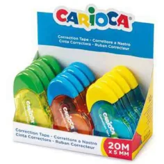 Коректорна лента 5mmx12m в различни варианти - Carioca