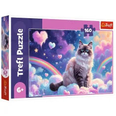 Котка в царството на облаците 160 части пъзел - Trefl