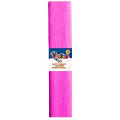 Креп хартия в розов цвят 50x200см