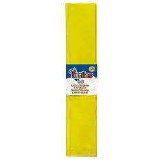 Креп хартия жълт цвят 50x200см изображение 1