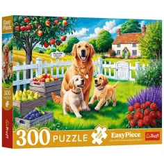 Кучета на село Easy Piece 300 части пъзел - Trefl