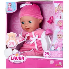 Лаура кукла с звук и биберон 38см - Simba Toys
