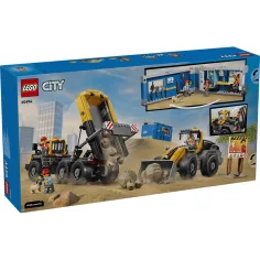 LEGO® City: Фронтален товарач и камион с платформа (60494) изображение 10