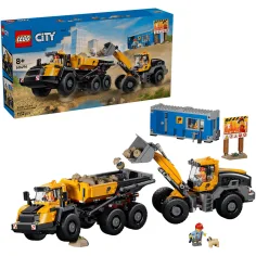 LEGO® City: Фронтален товарач и камион с платформа (60494)