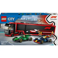 LEGO® City: F1® камион с RB20 и AMR24 F1® коли (60445)