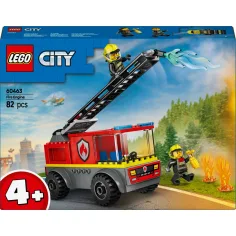 LEGO® City: Пожарна кола с стълба (60463) изображение 1
