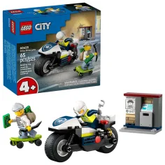 LEGO® City: Преследване с полицейски мотоциклет (60455)