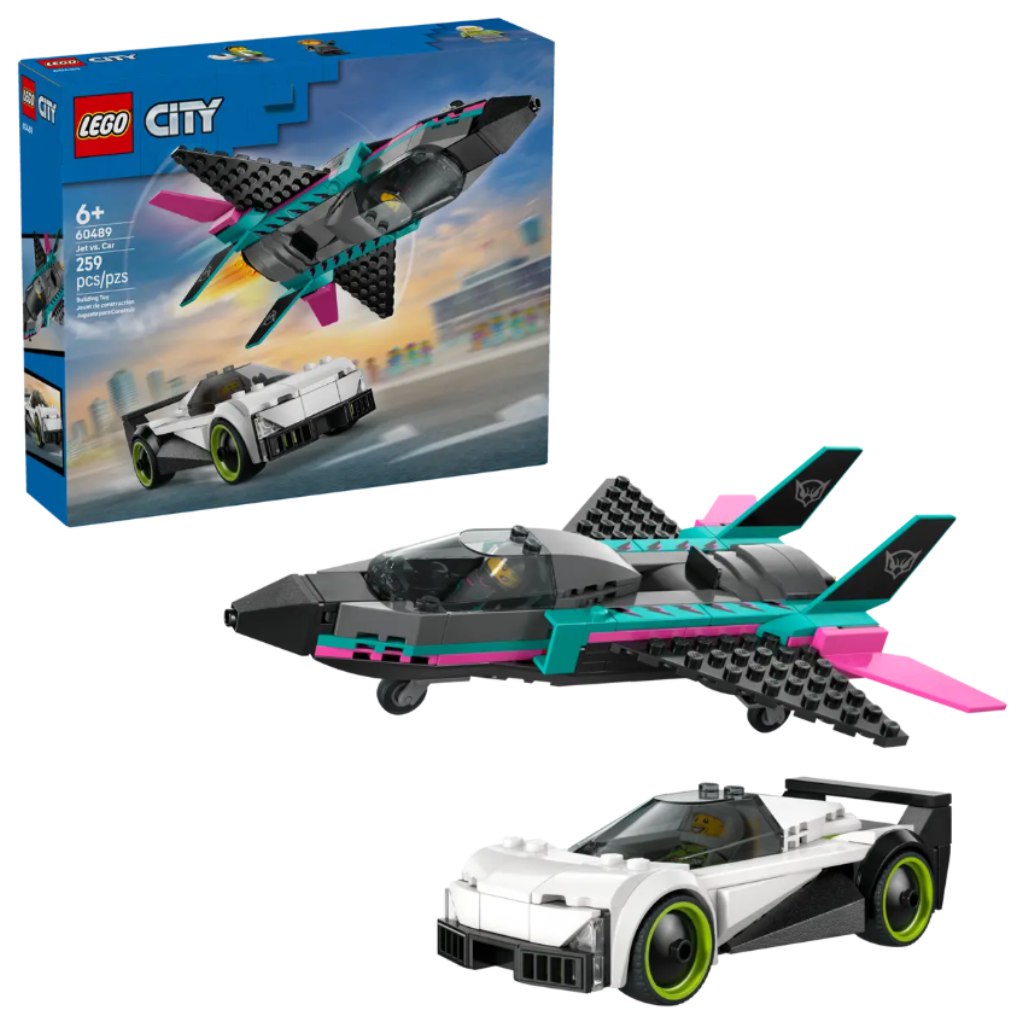 LEGO® City: Самолет срещу кола (60489)