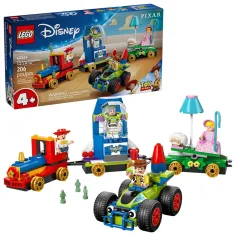 LEGO® Disney: Играчки на историята празничен влак и RC състезателна кола (43264)