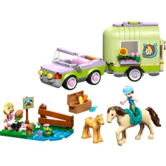 LEGO® Friends: Прицеп за коне и кончета (42695) изображение 2