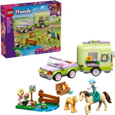 LEGO® Friends: Прицеп за коне и кончета (42695) изображение 1