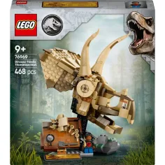 LEGO® Jurassic World: Динозавърски остатъци - Череп на Трицератопс (76969)