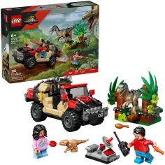 LEGO® Jurassic World: Избягване с джипа от раптора (76972)