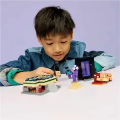 LEGO® Minecraft: Пътуване до портата на Подземния свят и Крайната порта (21584) изображение 4
