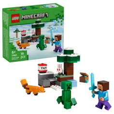 LEGO® Minecraft: Приключенията на Стив в тайгата (21583)