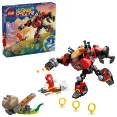 LEGO® Sonic the Hedgehog™: Knuckles срещу Dr. Eggman Egg Crusher робот (77005)