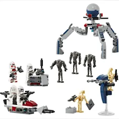 LEGO® Star Wars™: Клонинг войник™ и бойен дроид™ боен комплект (75372) изображение 2
