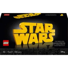 LEGO® Star Wars™: Логото на Star Wars™, построено от тухли (75407)