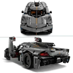 LEGO® Technic: Koenigsegg Jesko Absolut сив хиперкола (42173) изображение 2