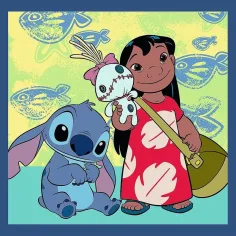 Lilo и Stitch - 3 в 1 20-36-50 части пъзел - Trefl изображение 2