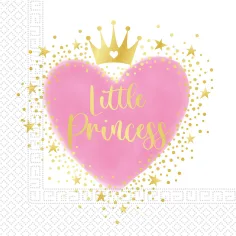 Little Princess хартиени салфетки комплект – 2 слоя, 33x33 см, 20бр