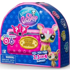 Littlest Pet Shop Изненада мама и бебе фигурка комплект 6. серия 1бр изображение 1