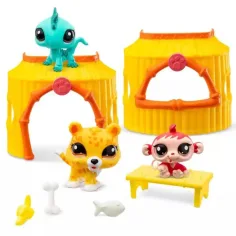 Littlest Pet Shop: комплект с 3 фигурки от 1-ва серия - Джунгла изображение 2